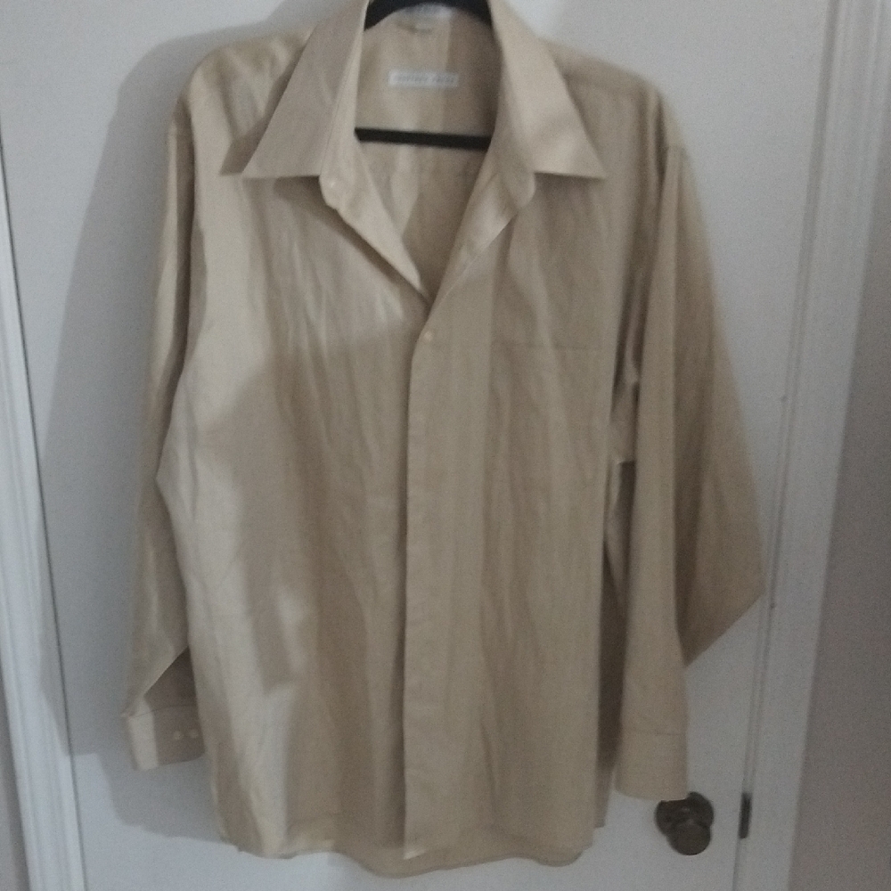 Geoffrey Beene Tan Dress Shirt